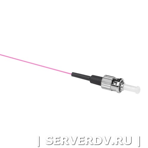 Шнур оптический монтажный (пигтейл), ST, OM4, нг(А)-HF, маджента, 1,5 м (DR-227432), Datarex