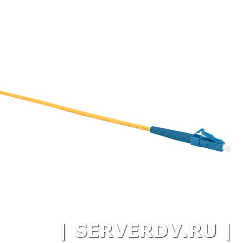 Шнур оптический коммутационный (патч-корд), LC-LC, симплекс (simplex), OS2, нг(А)-HF, желтый, 0,5 м (DR-220000), Datarex