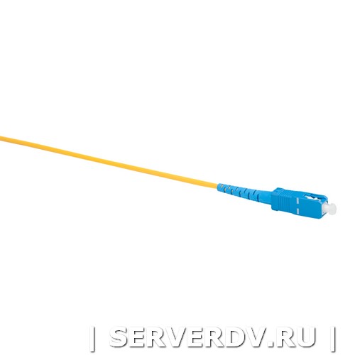 Шнур оптический коммутационный (патч-корд), SC-SC, симплекс (simplex), OS2, нг(А)-HF, желтый, 0,5 м (DR-221100), Datarex