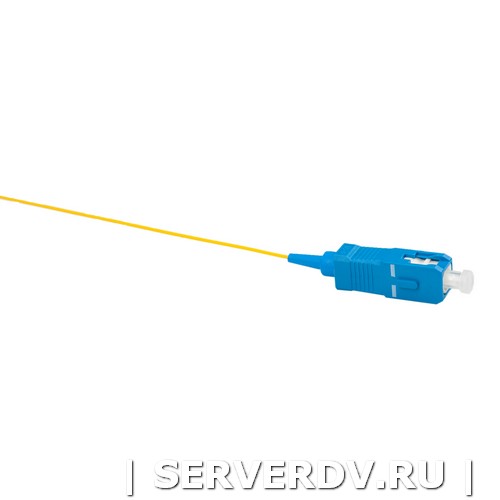 Шнур оптический монтажный (пигтейл), SC, OS2, нг(А)-HF, желтый, 1,5 м (DR-225402), Datarex