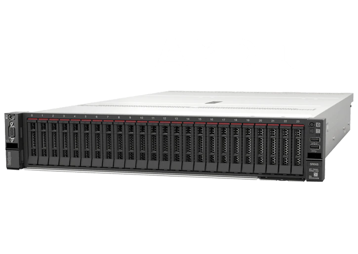 Сервер Lenovo SR665 AMD EPYC 7313 (16C 3.0GHz 128MB Cache/155W), 32GB  (1x32GB, 3200MHz 2Rx4 RDIMM), 8 SAS/SATA, 9350-8i, 1x750W Titanium, 5 Performan