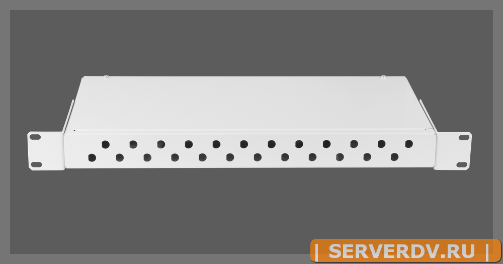Оптический кросс NIKOMAX 19" Essential Line, 1U, до 24 FC/ST портов, стальной, серый, неукомплектованный