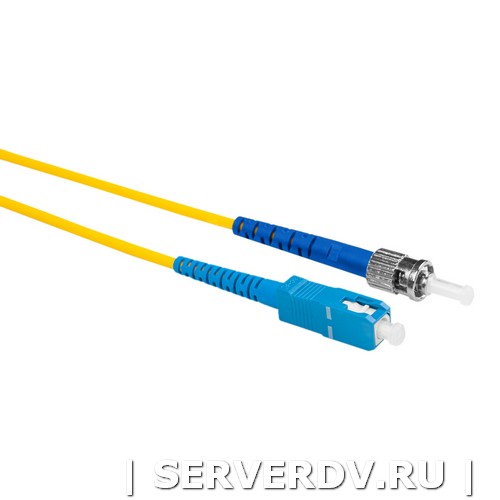 Шнур оптический коммутационный (патч-корд), SC-ST, симплекс (simplex), OS2, нг(А)-HF, желтый, 0,5 м (DR-221300), Datarex
