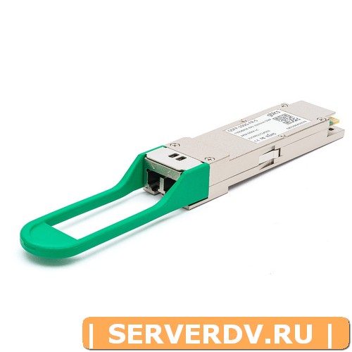 Модуль Cisco QSFP-100G-FR-S,  100GBASE-FR QSFP28 Single Lambda 1310nm 2km DOM Duplex LC SMF Optical Transceiver Module (Совместимый)