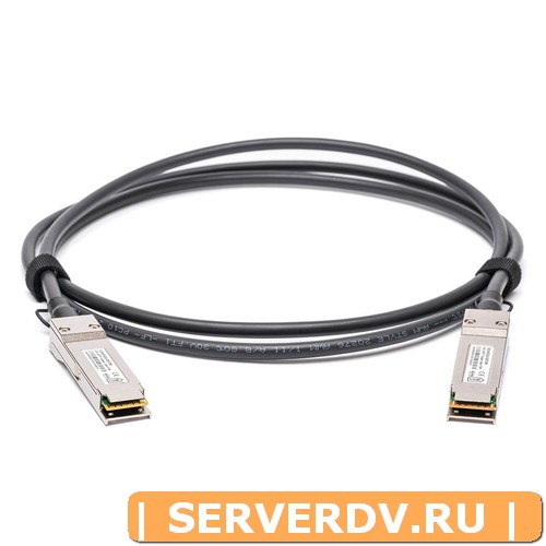 Модуль Dell 331-5217,  1m 40G QSFP+ Passive Direct Attach Copper Cable (Совместимый)