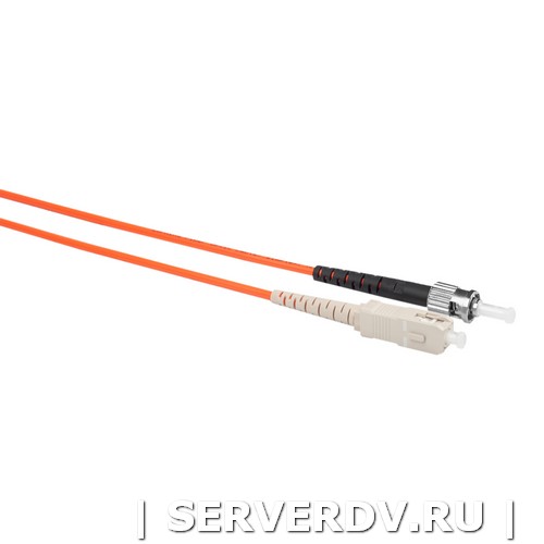 Шнур оптический коммутационный (патч-корд), SC-ST, симплекс (simplex), OM2, нг(А)-HF, оранжевый, 0,5 м (DR-221310), Datarex