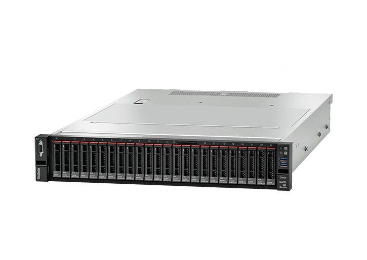 Сервер Lenovo SR655 AMD EPYC 7313P (16C 3.0GHz 128MB Cache/155W) 32GB 3200MHz (1x32GB, 2Rx4 RDIMM), O/B, 940-8i, 1x750W, Tooless Rails (7Z01A055EA)