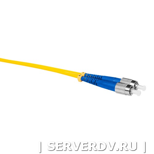 Шнур оптический коммутационный (патч-корд), FC-FC, дуплекс (duplex), OS2, нг(А)-HF, желтый, 0,5 м (DR-222240), Datarex