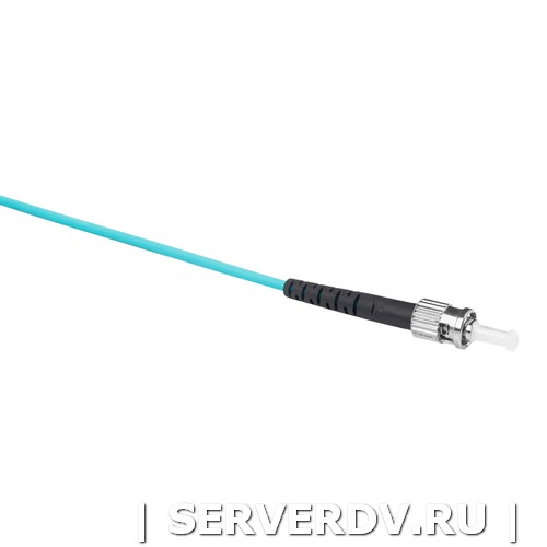 Шнур оптический коммутационный (патч-корд), ST-ST, симплекс (simplex), OM3, нг(А)-HF, бирюзовый (аква), 0,5 м (DR-223320), Datarex